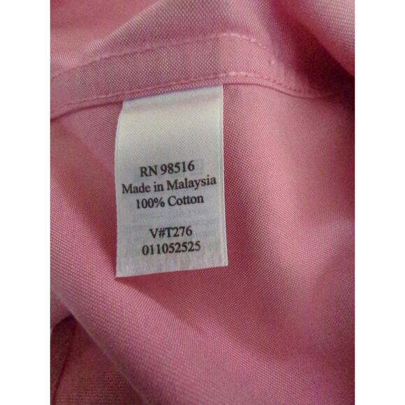 Coldwater Creek Pink Button Up Cotton Tailored Fit Blouse Womens Size 1X (16-18) - Picture 5 of 8